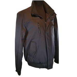 NEW- Calvin Klein Black All-Weather Water Repellent Men's Jacket Size Medium